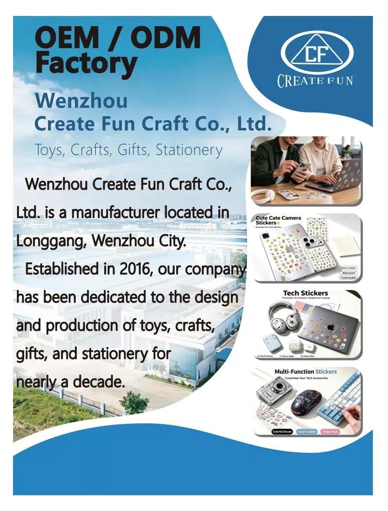 Wenzhou Create Fun Craft Co., Ltd. loistaa maailmanlaajuisessa näyttelyssä: Innovaatioiden vuosikymmen räätälöityjen tarrojen ja tee-se-itse-lelujen alalla